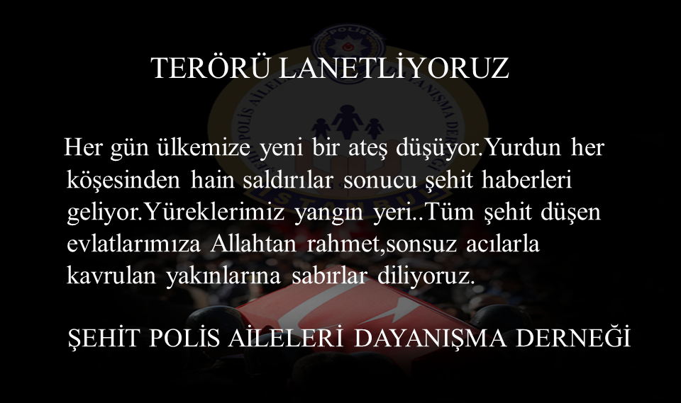 Terörü Lanetliyoruz